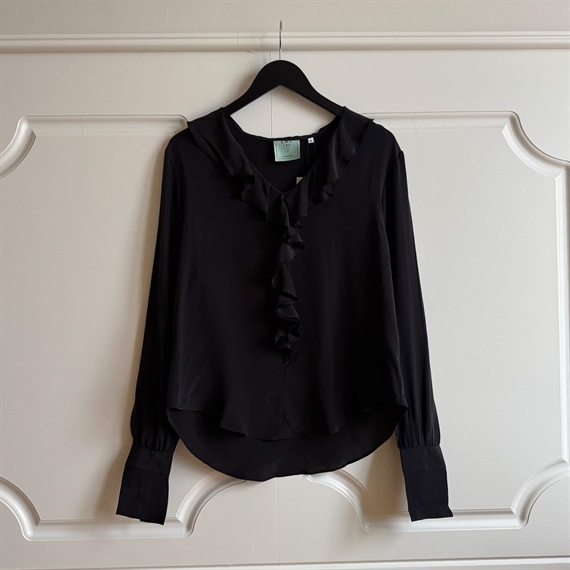 Louise Rømern Alexis Skjorte, Sort Dior Silke
